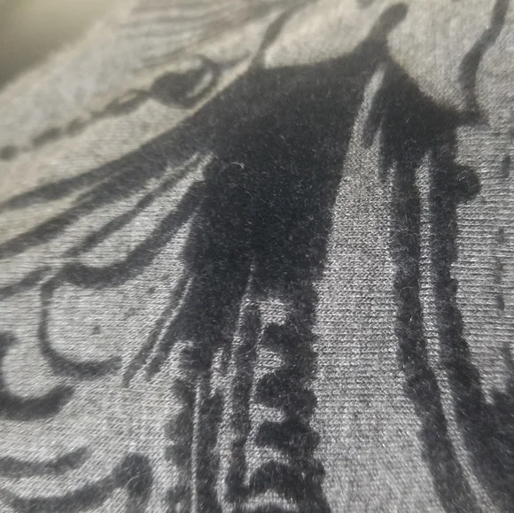 Joseph Ribkoff Gray Knit Dress Black Detail Size 10 - Picture 4 of 8